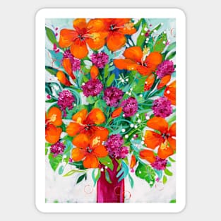 Tropical Bouquet Sticker